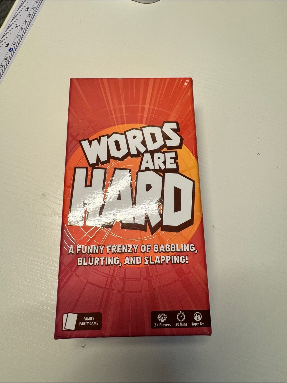 Words Are Hard Party Game - Red